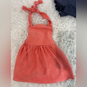 Coral Halter Dress